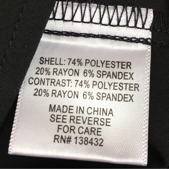 NWT Modcloth Black Pencil Mini Skirt White Piping Stripes Stretch 2 - Picture 11 of 12